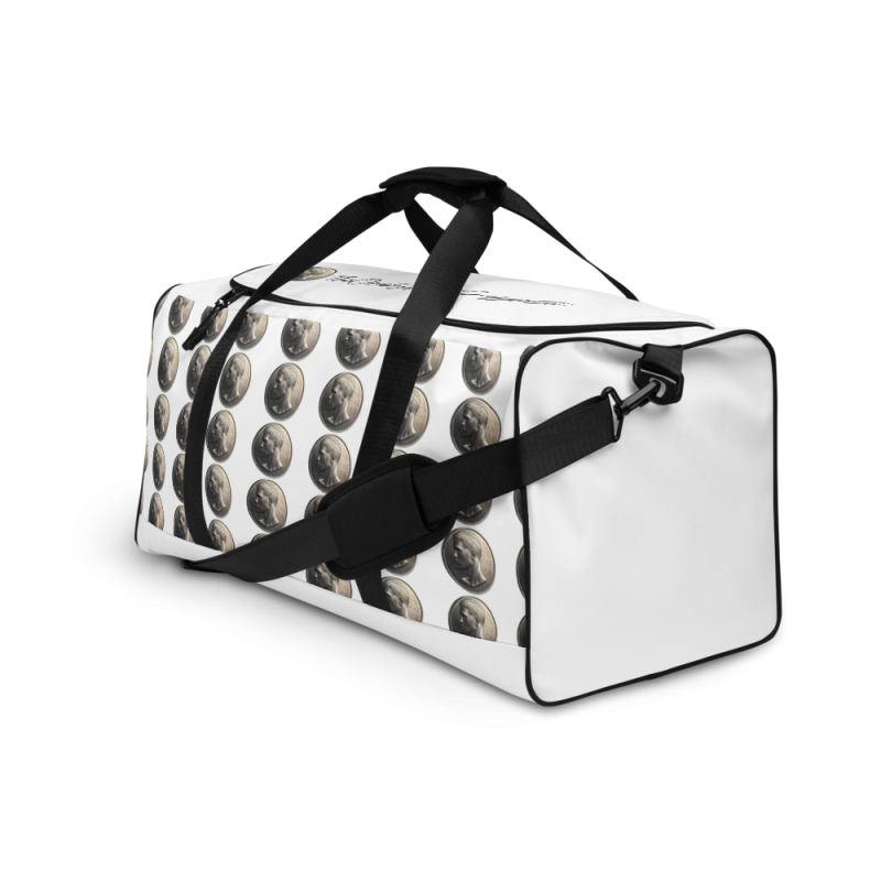 Unisex Premium “TheOneShotCrypto” Duffle bag - Image 3