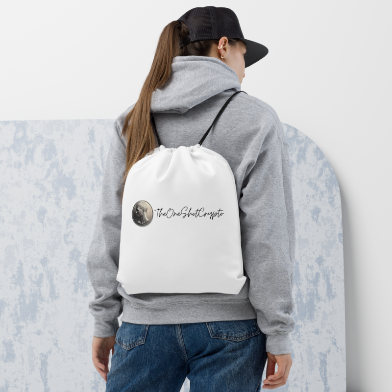 Unisex Premium “TheOneShotCrypto” Drawstring bag