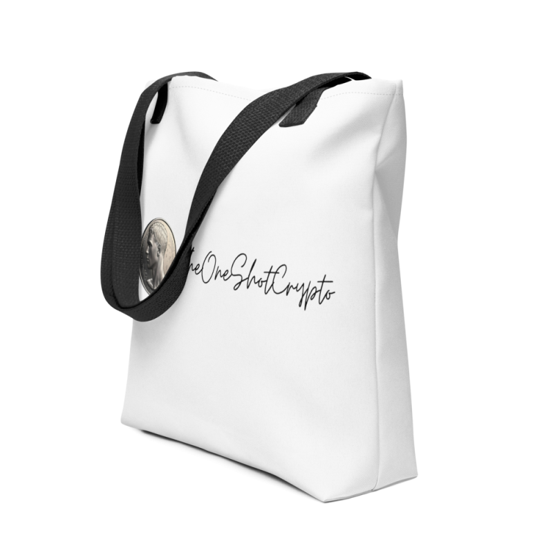 Unisex Premium “TheOneShotCrypto” Tote Bag - Image 3