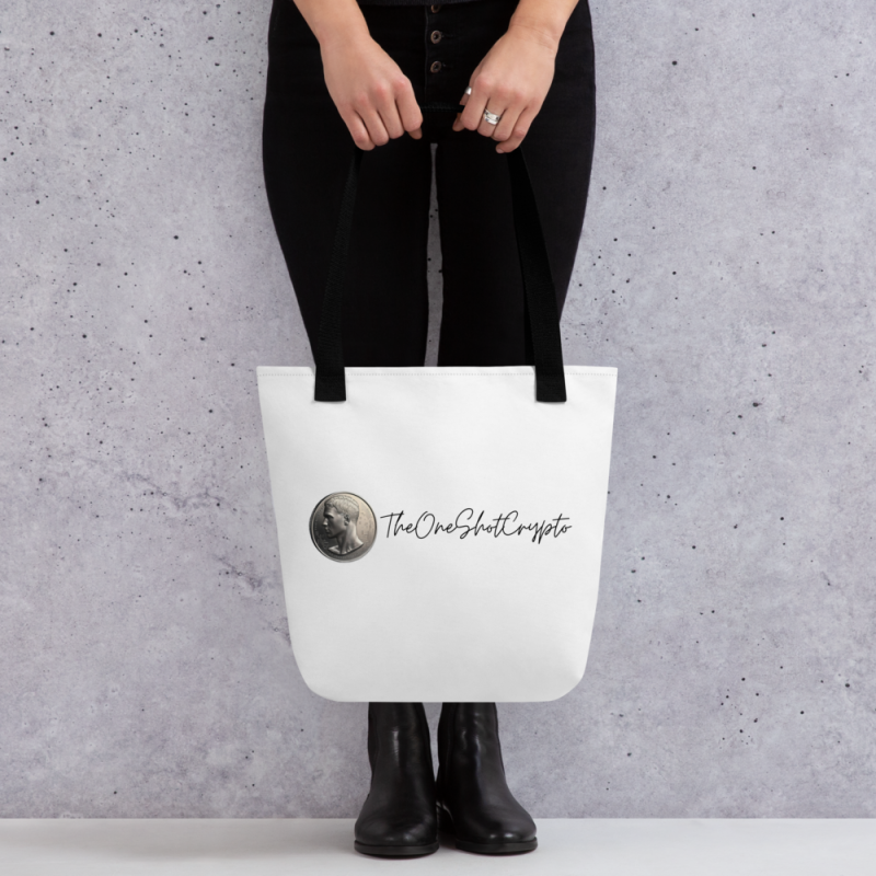 Unisex Premium “TheOneShotCrypto” Tote Bag