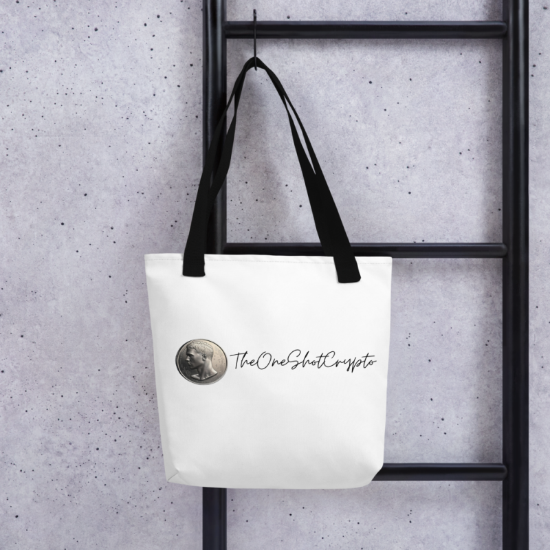 Unisex Premium “TheOneShotCrypto” Tote Bag - Image 6